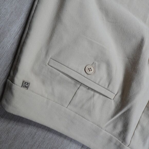 MEXX Women's Chinos Trouser Pants Wide Leg Cream NEW Sz 12 33x33 Stretch Cotton - Picture 6 of 13